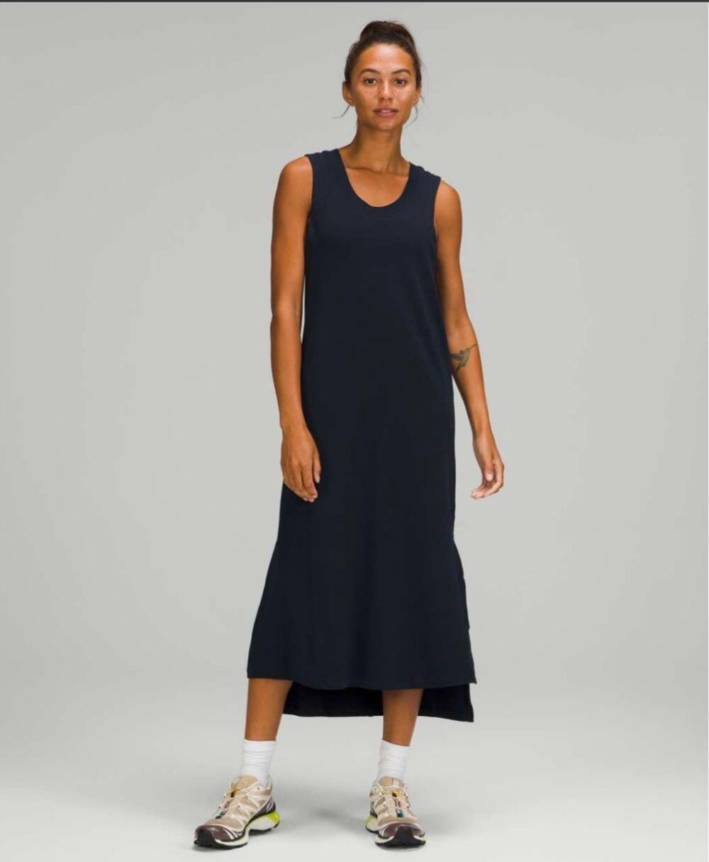 Lululemon All Yours Tank Racerback Maxi Dress - Graphite Grey